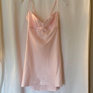 Lucy in the Sky Blush Satin Mini Dress Size M